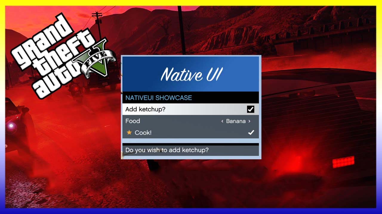 دانلود افزونه NativeUI برای GTA V