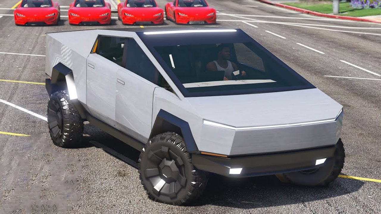 دانلود خودرو Tesla Cybertruck برای GTA V