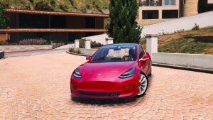 دانلود خودرو Tesla Model 3 برای GTA V