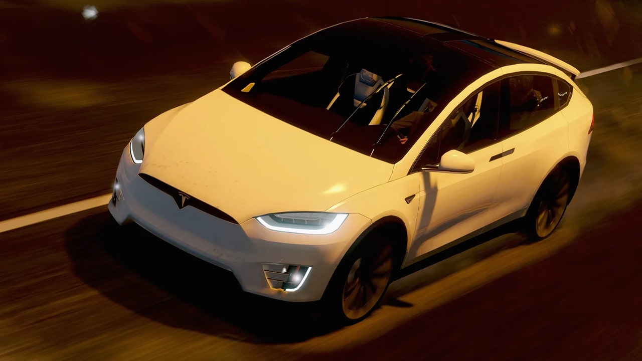 دانلود خودرو Tesla Model X برای GTA V