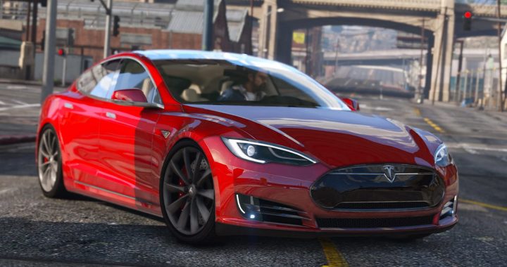 خودرو Tesla Model S برای GTA V
