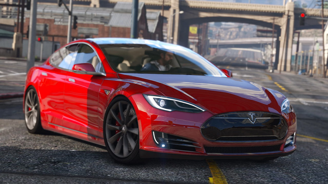 دانلود خودرو Tesla Model S برای GTA V