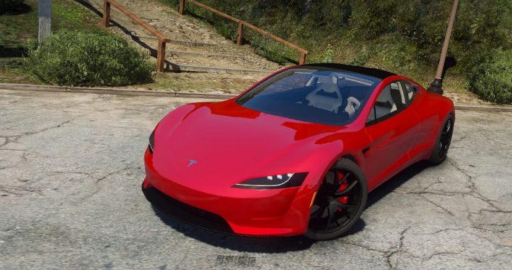 خودرو Tesla Roadster 2020 برای GTA V