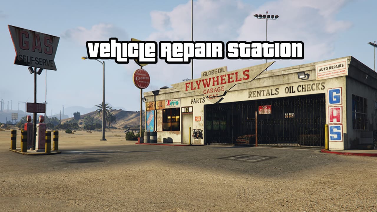 مد Vehicle Repair Station برای GTA V