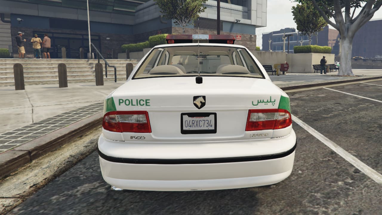 خودرو سمند پلیس برای GTA V