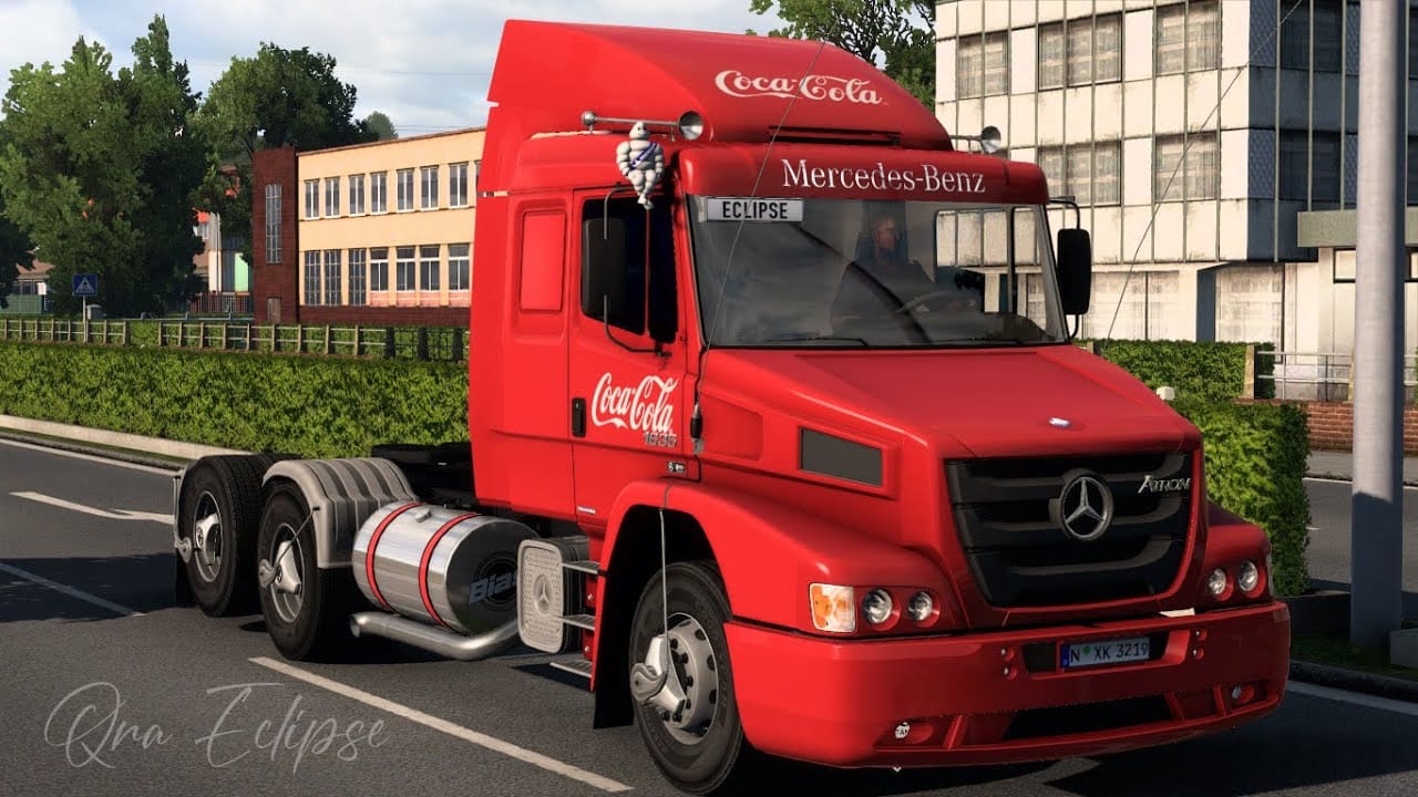 دانلود کامیون Mercedes Benz Atron 1635 برای Euro Truck Simulator 2