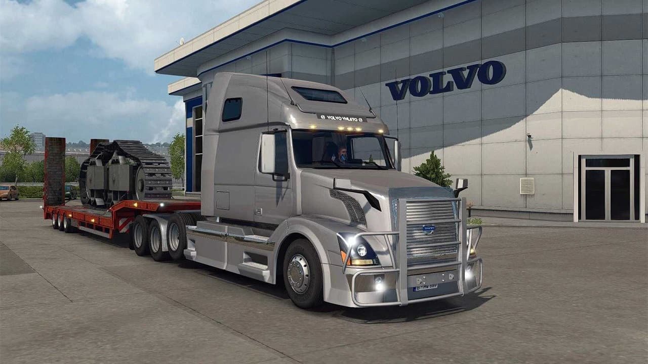 دانلود کامیون Volvo VNL 670 برای Euro Truck Simulator 2