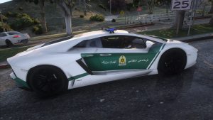 لامبورگینی اونتادور پلیس برای GTA V