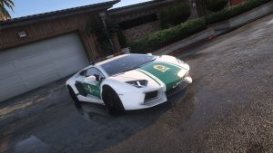 دانلود خودرو لامبورگینی اونتادور پلیس برای GTA V