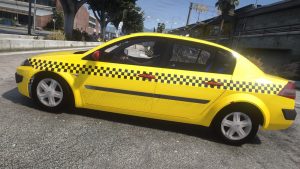 رنو مگان تاکسی برای GTA V