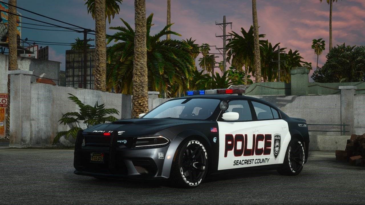 دانلود خودرو Dodge Charger SRT Hellcat Police 2020 برای FiveM
