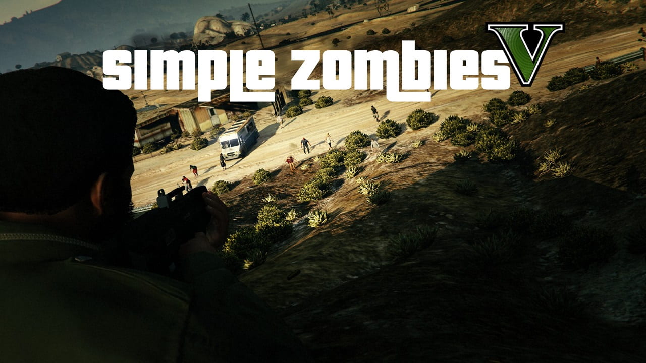 دانلود مد Simple Zombies برای GTA V