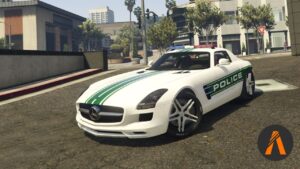 دانلود خودرو Mercedes Benz SLS AMG Police برای FiveM