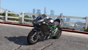 دانلود موتور سیکلت Kawasaki Ninja H2 برای GTA V