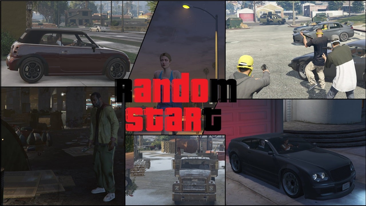 دانلود مد Random Start برای GTA V